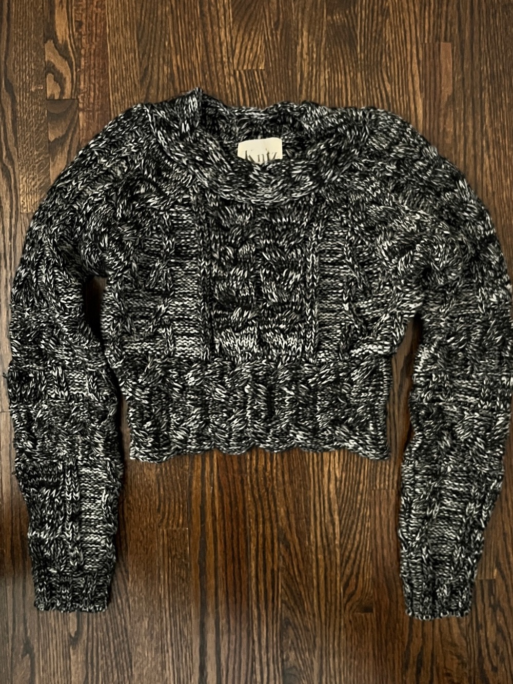 For Love & Lemons Knitz Braided Cable Crop